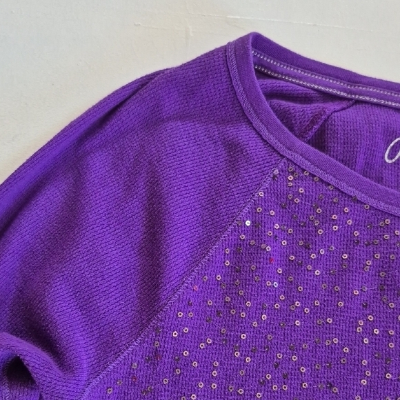 Aeropostale Purple Lightweight Knit Sweater - Picture 4 of 5